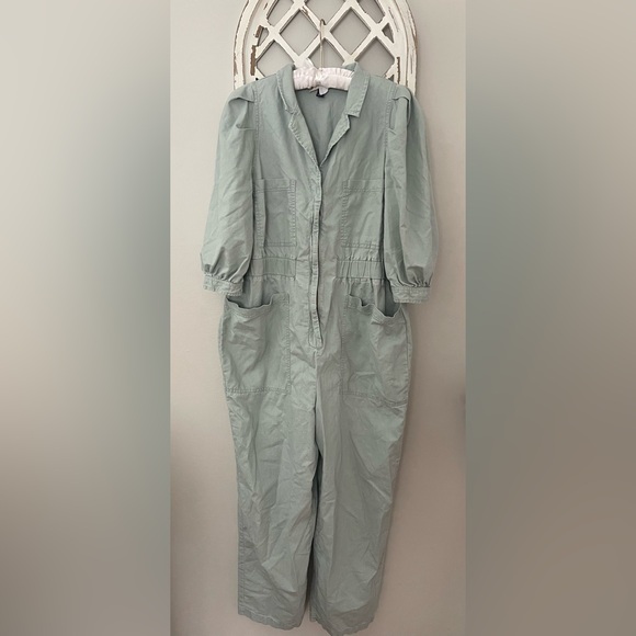 Universal Thread Light Green Jumpsuit - Picture 2 of 16